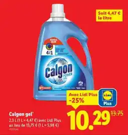 Lidl Calgon gel offre
