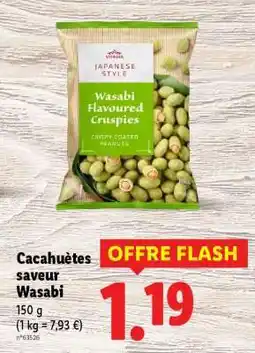 Lidl Cacahuètes saveur Wasabi offre
