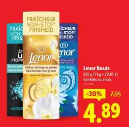 Lidl Lenor Beads offre