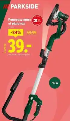 Lidl Ponceuse murs et plafonds offre