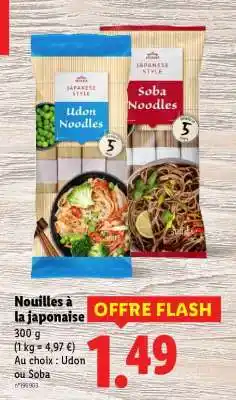 Lidl Nouilles à la japonaise offre
