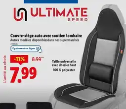 Lidl Couvre-siège auto avec soutien lombaire offre