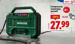 Lidl Compresseur numérique portatif offre