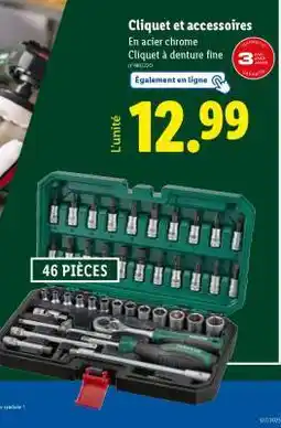 Lidl PARKSIDE Cliquet et accessoires offre