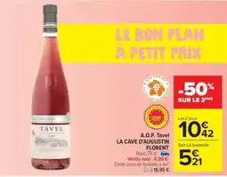 Carrefour Market A.O.P. Tavel LA CAVE D'AUGUSTIN FLORENT offre