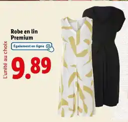 Lidl Robe en lin Premium offre