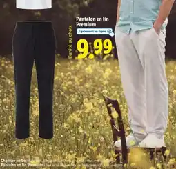 Lidl Pantalon en lin Premium offre