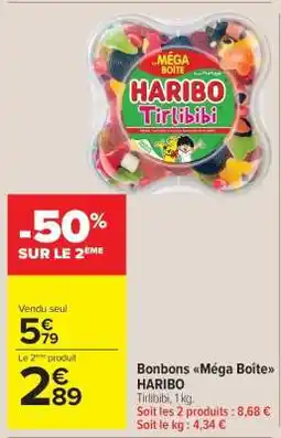 Carrefour Market Bonbons Méga Boîte HARIBO offre