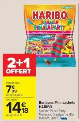 Carrefour Market Bonbons Mini sachets HARIBO offre