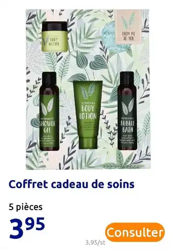Action Coffret cadeau de soins offre