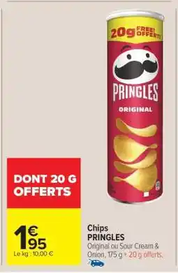 Carrefour Market Chips PRINGLES offre
