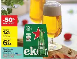 Carrefour Market Bière Blonde Heineken offre
