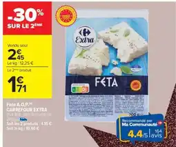 Carrefour Feta A.O.P offre