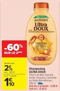 Carrefour Market Shampooing Ultra Doux offre