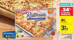 Carrefour Pizza Grandissima surgelée RISTORANTE offre