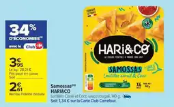 Carrefour Samossas HARI&CO offre