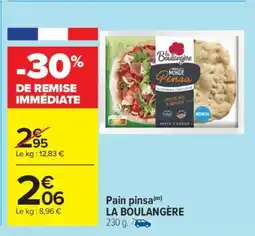 Carrefour Pain pinsa LA BOULANGÈRE offre