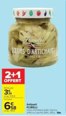 Carrefour ANTIPASTI FLORELLI offre