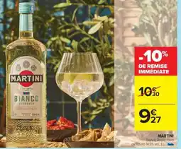 Carrefour MARTINI Bianco, Rosso, Fiero ou Rosato 14.5% vol., 1L offre