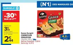 Carrefour Gyoza Surgelé CARREFOUR SENSATION offre