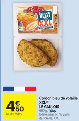 Carrefour Market Cordon bleu de volaille XXL offre