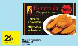 Carrefour Moules à l'escabèche ESMERALDA offre
