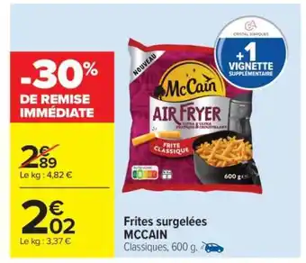 Carrefour FRITES SURGELÉES “MCCAIN” offre
