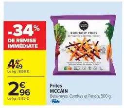 Carrefour Frites MCCAIN offre