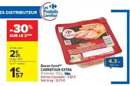 Carrefour Bacon Fumé Carrefour Extra offre