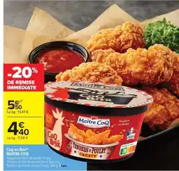 Carrefour Coq en Box MAÎTRE COQ offre