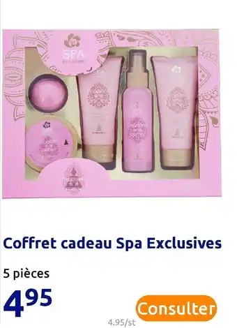 Action Coffret cadeau spa exclusives offre