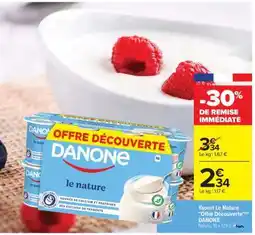 Carrefour Yaourt Le Nature Offre Découverte offre