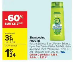 Carrefour Shampooing FRUCTIS offre