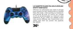 Auchan LA MANETTE FILAIRE PS4 SOLO LEVELING WHITE TIGER GUILD offre