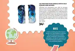 Auchan LES TWIN PADS POUR CONSOLE SWITCH SOLO LEVELING SUNG JIN-WOO offre