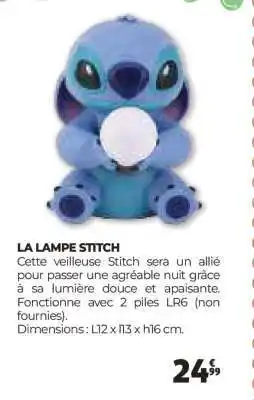 Auchan LA LAMPE STITCH offre