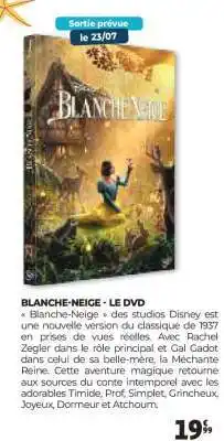 Auchan BLANCHE-NEIGE - LE DVD offre