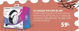 Auchan LE CASQUE POLARIS BLANC offre