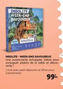 Auchan INSOLITE - WEEK-END SAVOUREUX offre