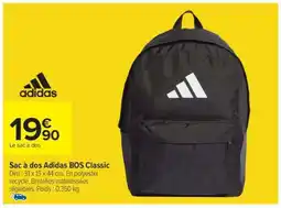 Carrefour Sac à dos Adidas BOS Classic offre
