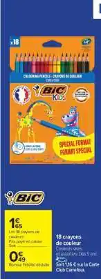 Carrefour BIC Kids Colouring Pencils offre