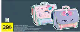 Carrefour Cartable Bubbles ou Licorne offre