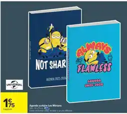 Carrefour Agenda scolaire LES MINIONS offre