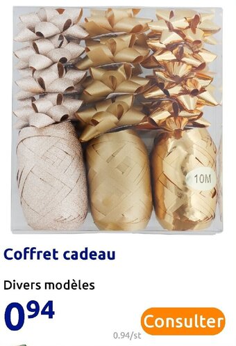 Action Coffret cadeau offre