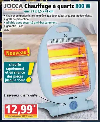 Norma Chauffage à quartz offre