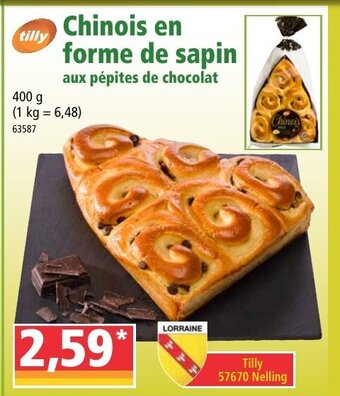 Norma Chinois en forme de sapin offre
