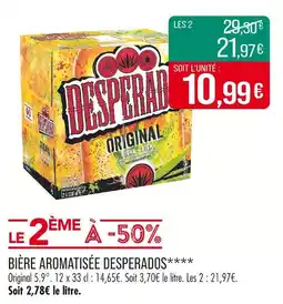 Match DESPERADOS Bière aromatisée offre