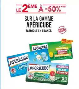 Match APÉRICUBE LE 2ÈME À -60% SUR LA GAMME APÉRICUBE offre