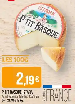 Match ISTARA P'TIT BASQUE offre