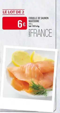 Match Coquille de saumon macédoine offre